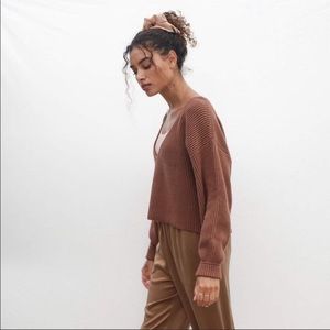 Lunya Brown Women's Sweater
